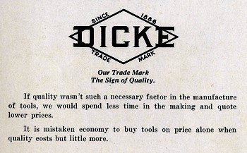 Dicke Sign of Quality